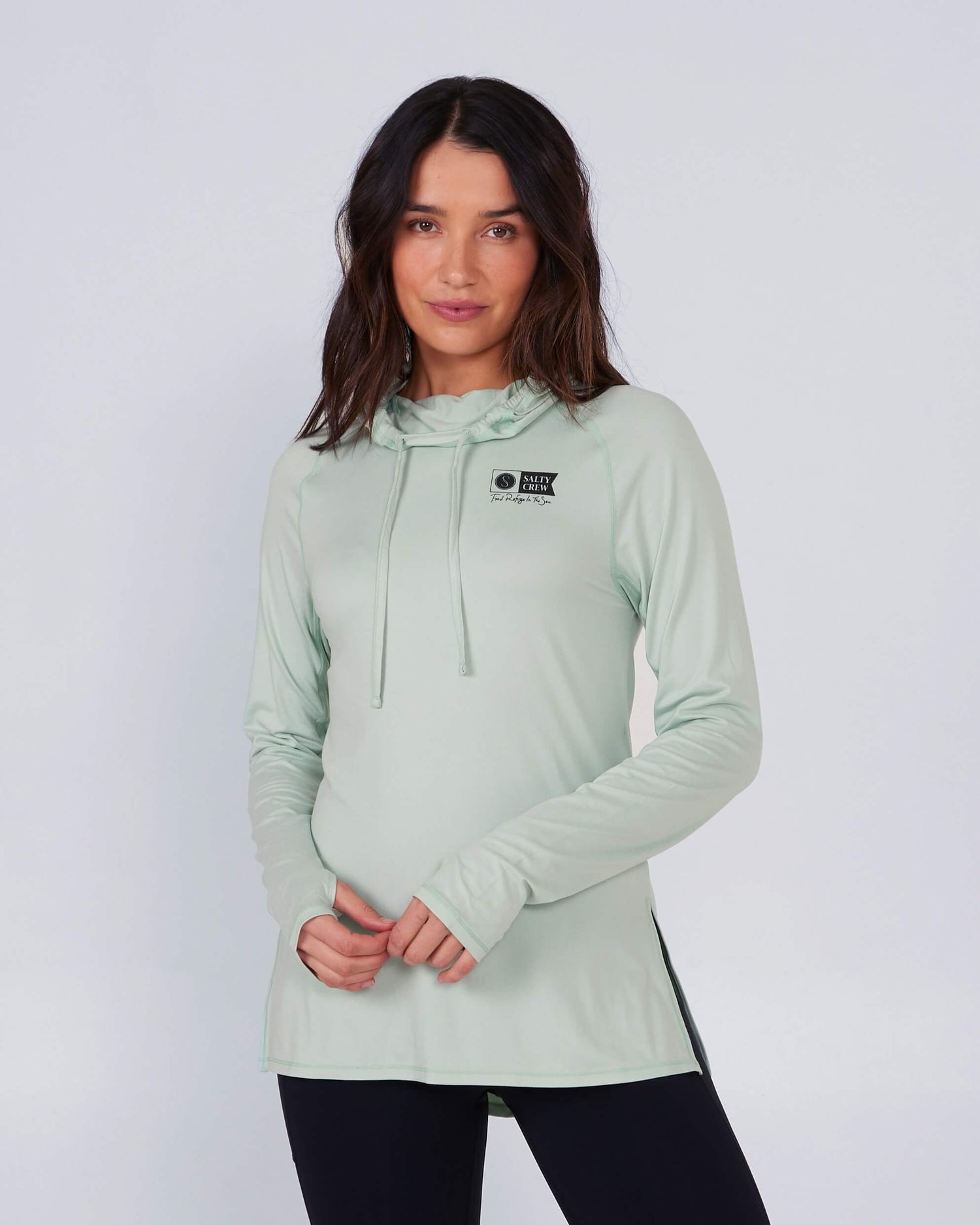 Salty Crew Womens - Thrill Seekers Hooded Sunshirt - Jade