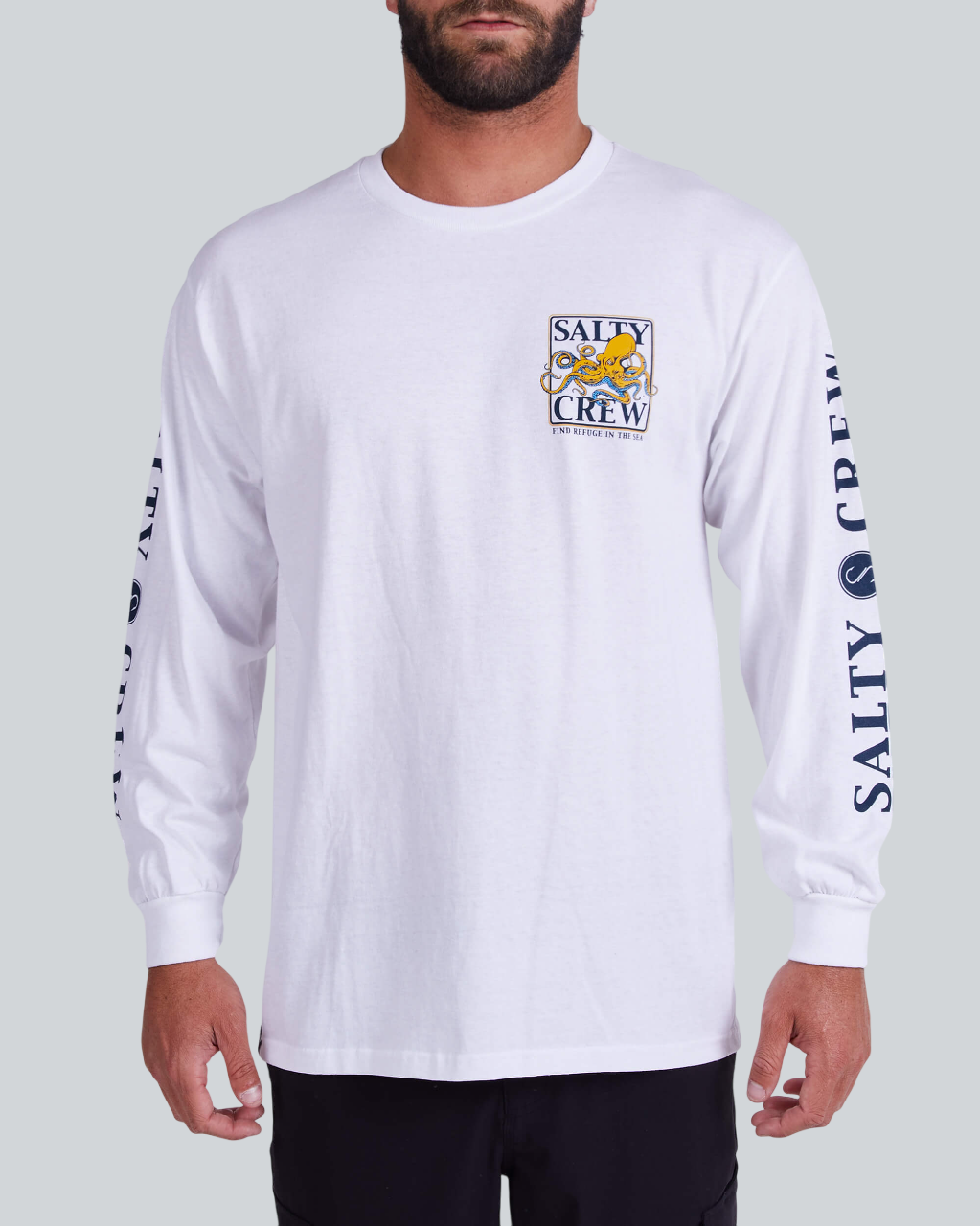 Ink Slinger White Standard L/S Tee