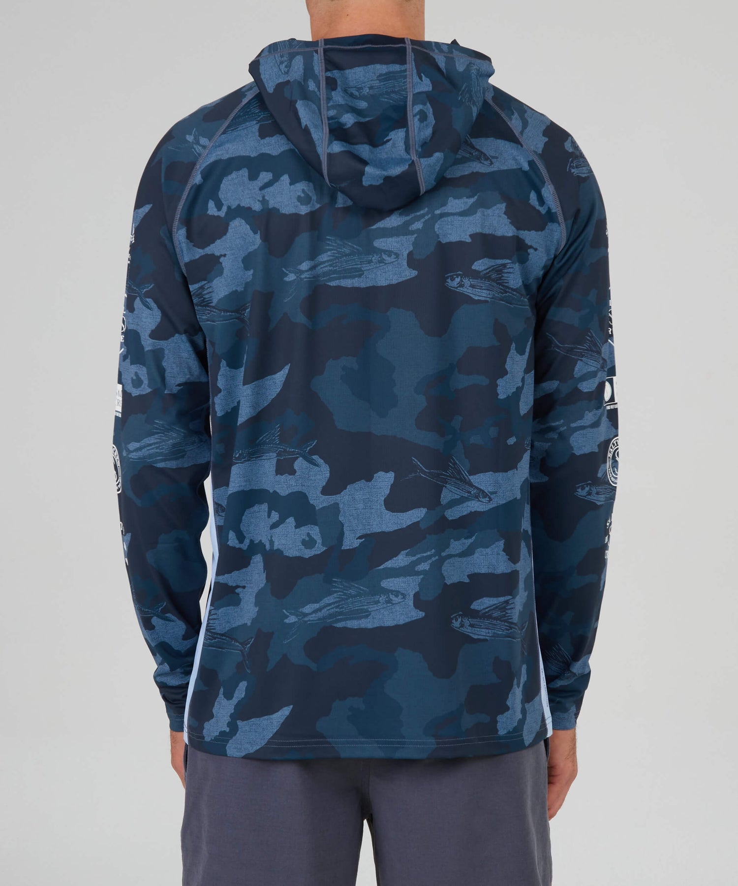 Salty Crew Men - Palomar 2 Pinnacle Hood - Blue Camo