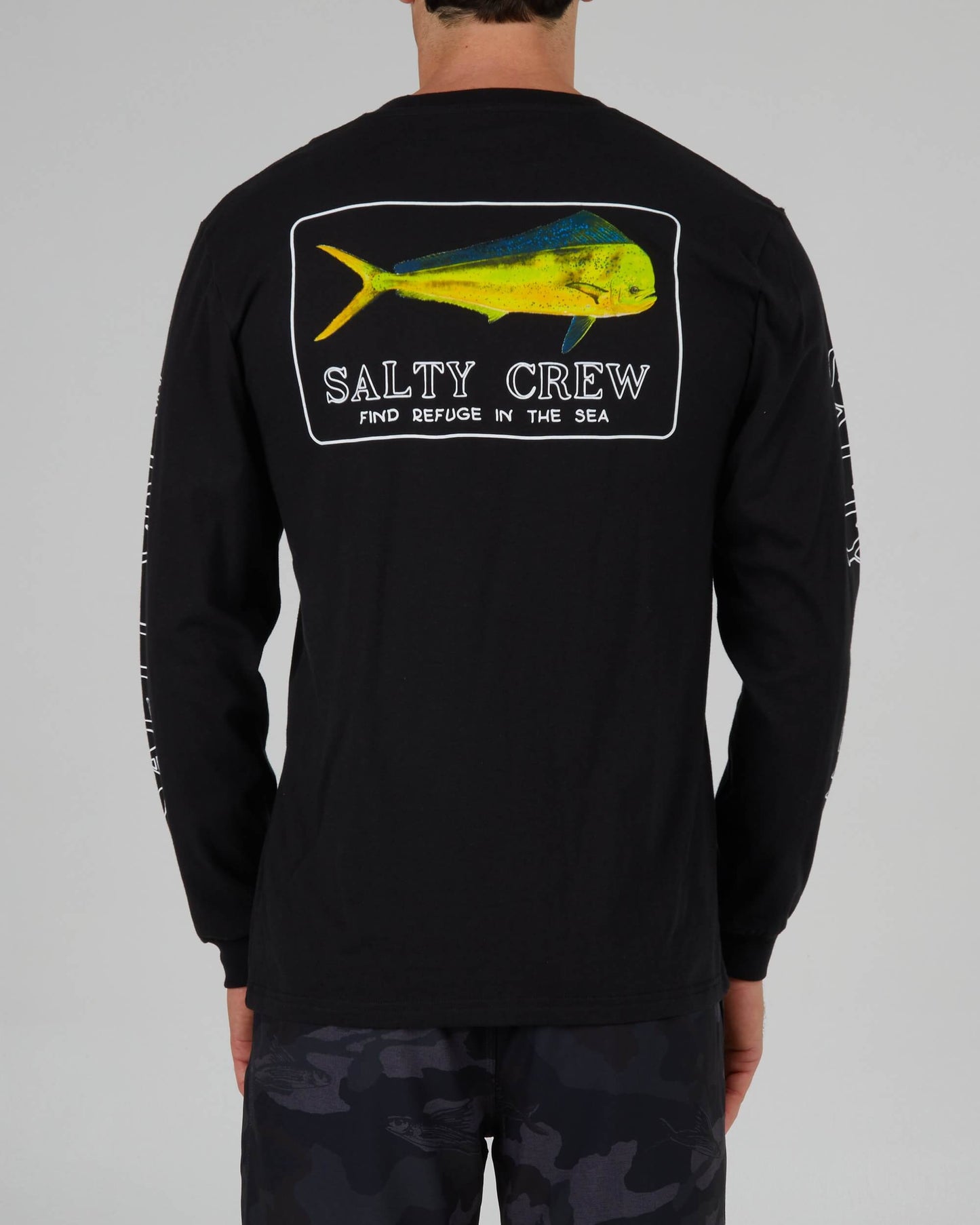 Salty Crew Men - Golden Mahi Premium L/S Tee - Black