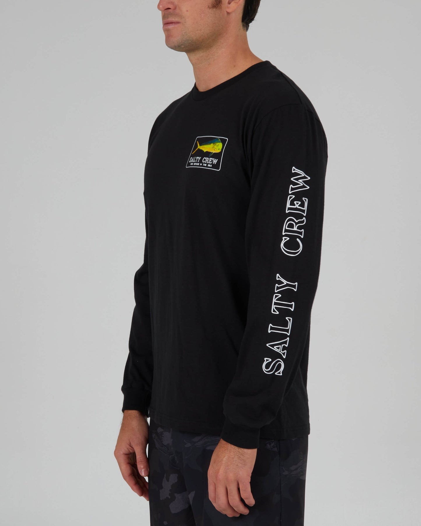 Salty Crew Men - Golden Mahi Premium L/S Tee - Black