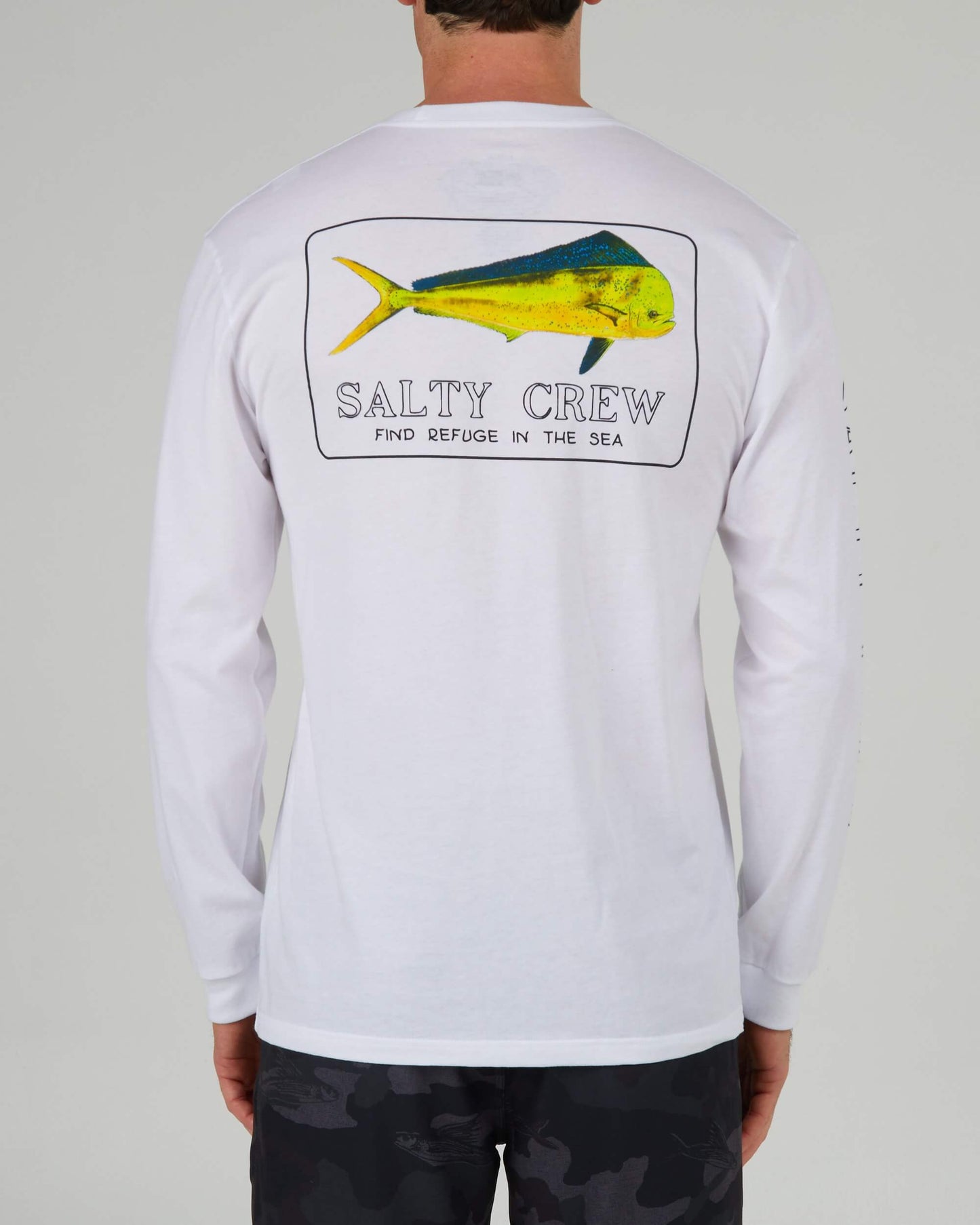 Salty Crew Men - Golden Mahi Premium L/S Tee - White