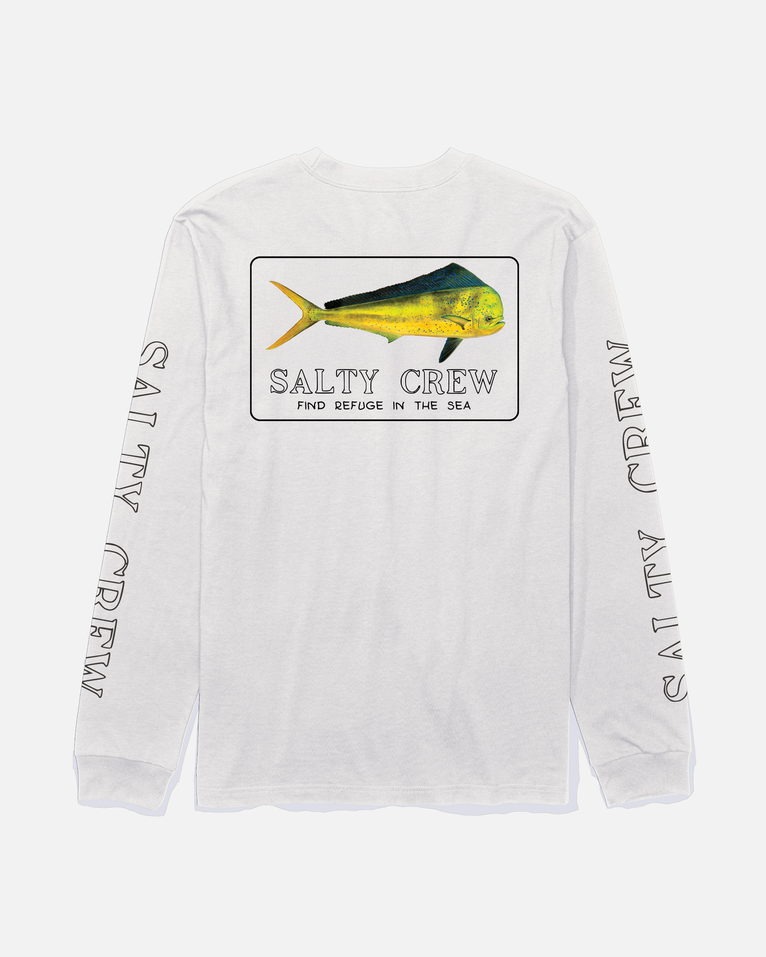 Golden Mahi Premium L/S Tee - White