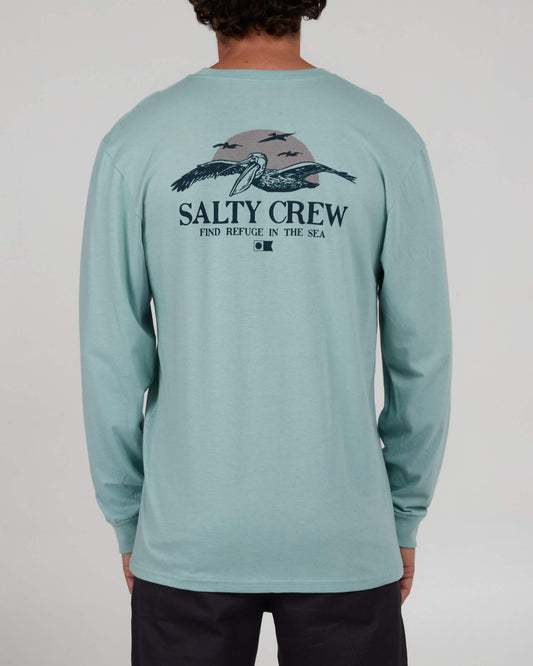 Salty Crew Men - Soarin Premium L/S Tee - Mackerel