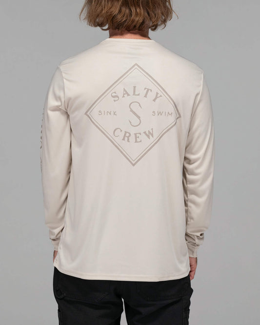 Salty crew SUN PROTECTION Tippet L/S Sunshirt - Natural Upf 50+ in Natural