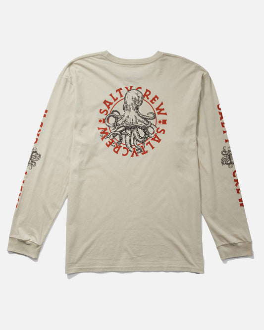 Tentacles  L/S Tee Kids - Bone
