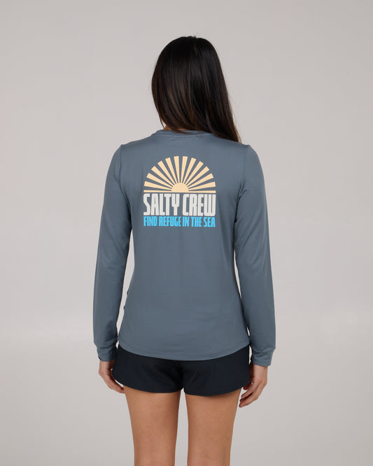 In The Rays Sun Shirt - Fin Blue