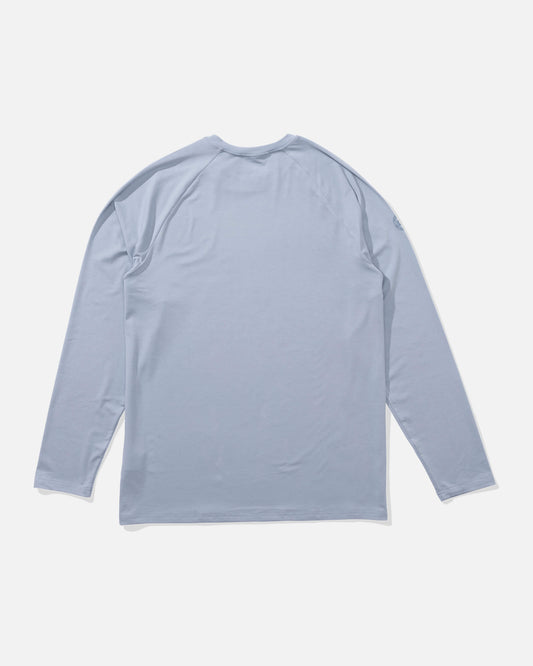 Salty crew SUN PROTECTION Mariner Ls Tech Tee - Blue Fog in Blue Fog