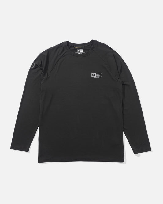 Mariner Ls Tech Tee - Charcoal