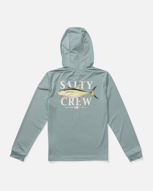 Salty crew SUN PROTECTION Yellowfin  Sunshirt Kids - Mackerel in Mackerel