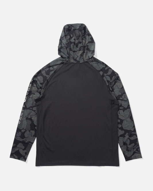 Salty crew SUN PROTECTION Apex Perforated Hood - Black Camo in BLACK CAMO