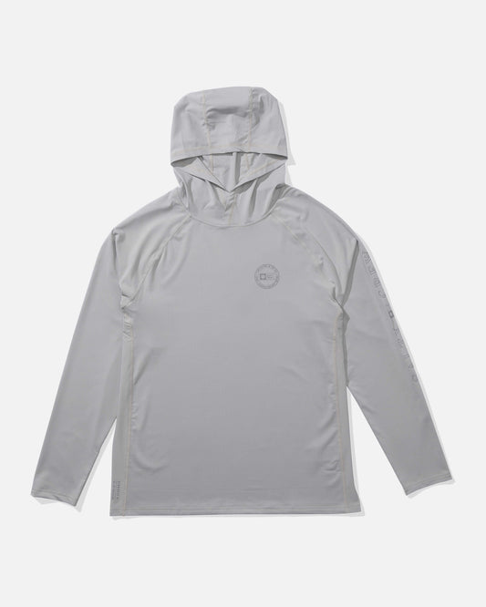 Salty crew SUN PROTECTION Apex Perforated Hood - Gray in Gray