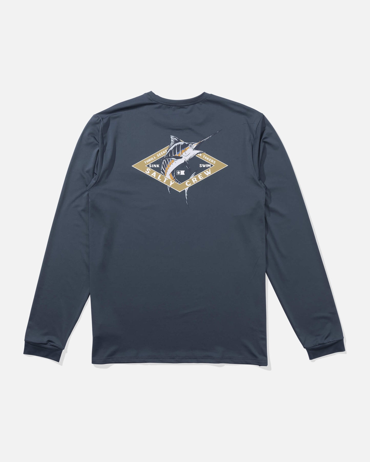 Salty crew SUN PROTECTION Diamond Marlin Sunshirt - Bluefin in Bluefin
