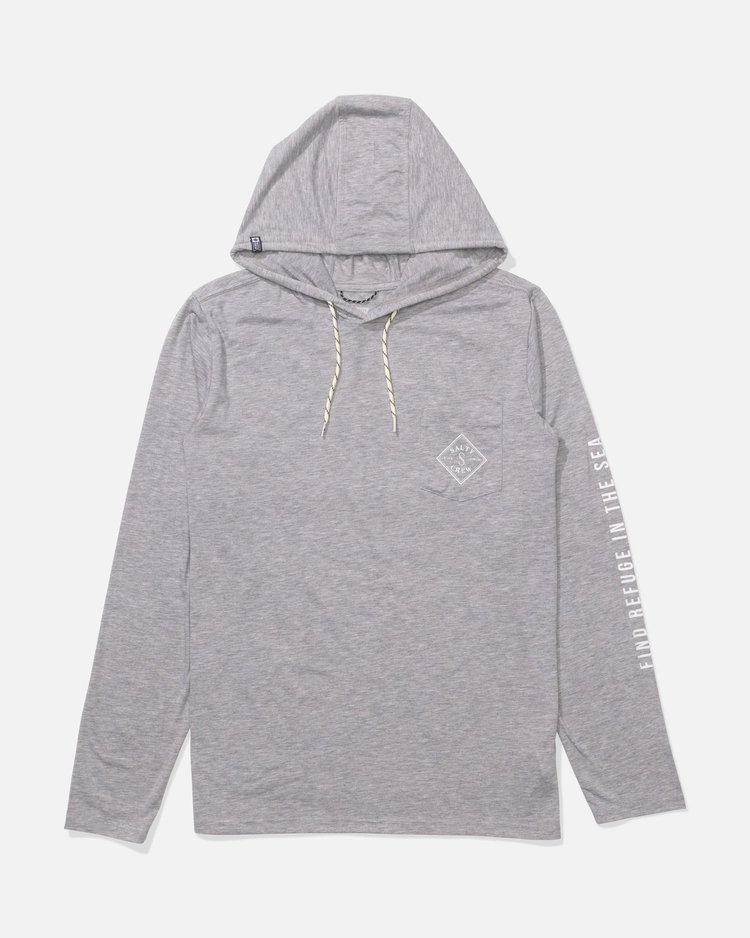 Tippet Hood Tech Tee - Quarry