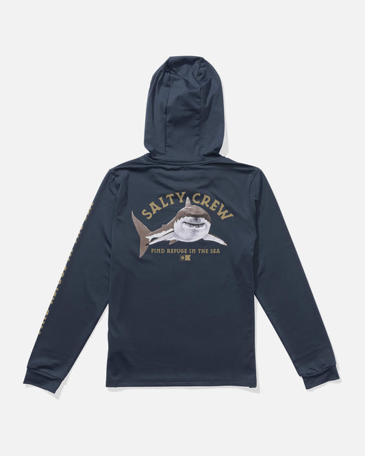 Salty crew SUN PROTECTION Lurking  Sunshirt Kids - Bluefin in Bluefin
