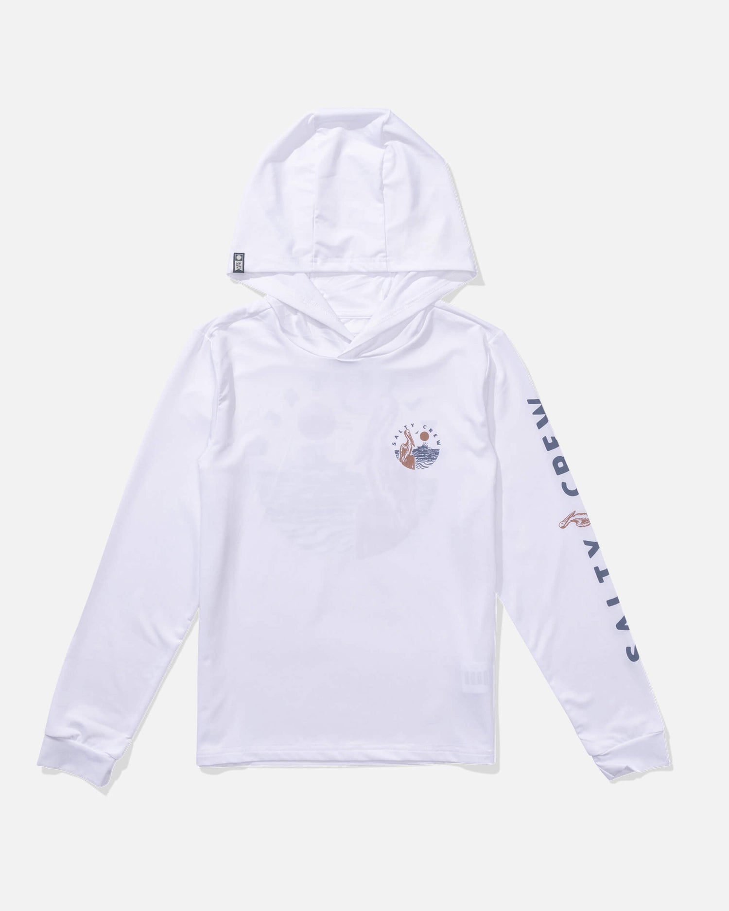 Salty crew SUN PROTECTION Stake Out  Sunshirt Kids - White in White