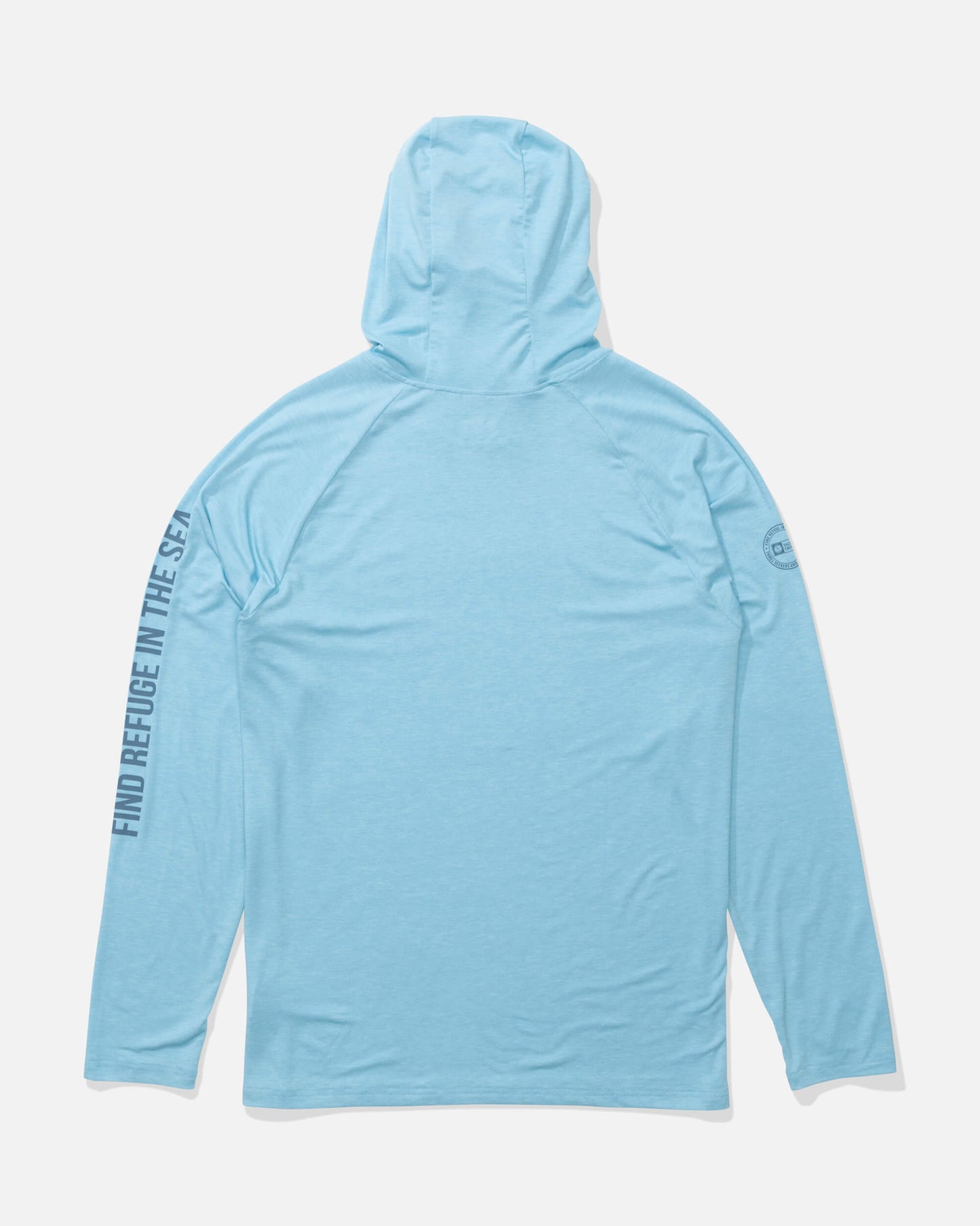 Mariner Hood Tech Tee - Air Blue