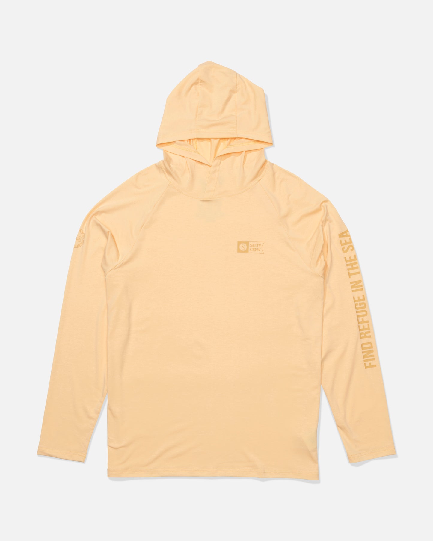 Mariner Hood Tech Tee - Light Coral