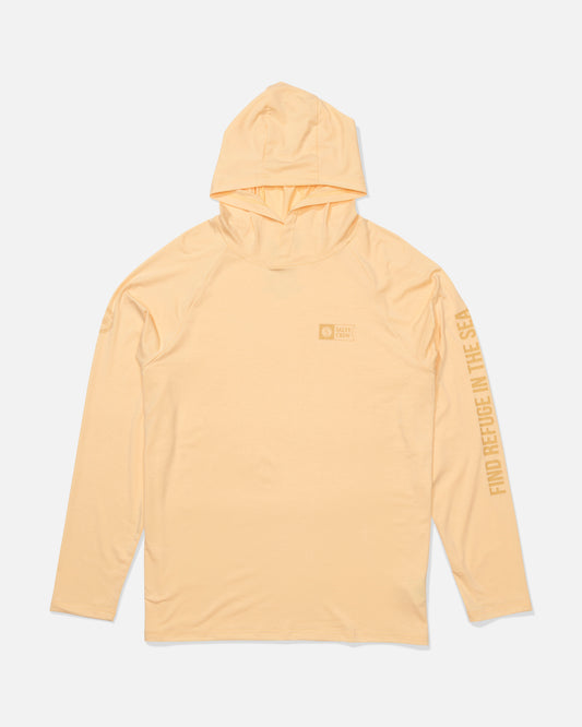 Mariner Hood Tech Tee - Light Coral