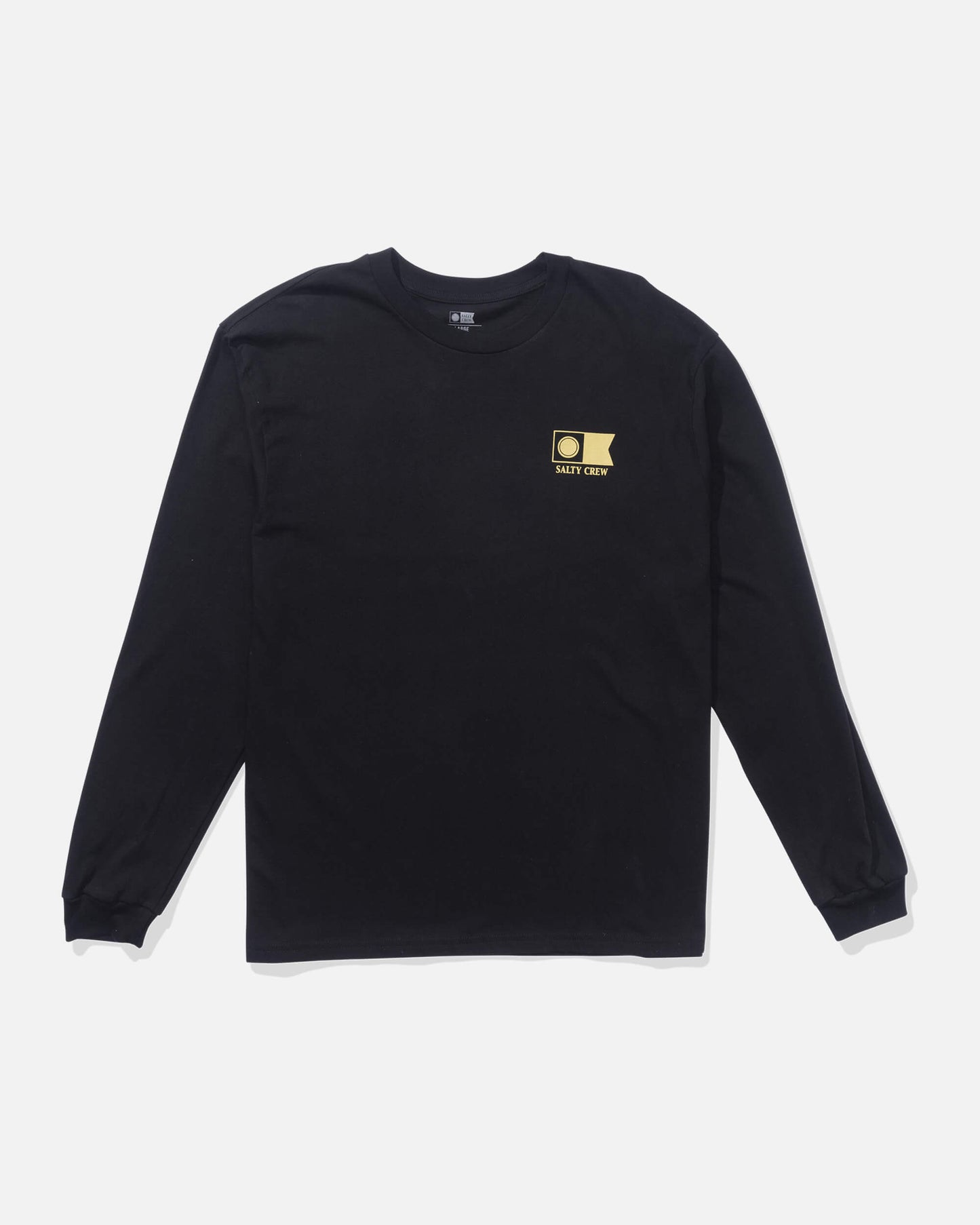 Salty crew T-SHIRTS L/S Flagship Ls Tee - Black in Black