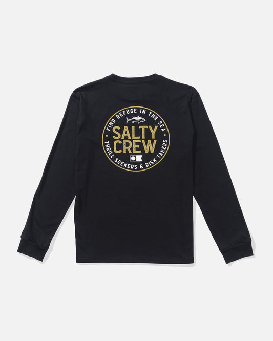 Salty crew T-SHIRTS L/S Legendary  Ls Tee Kids - Black in Black