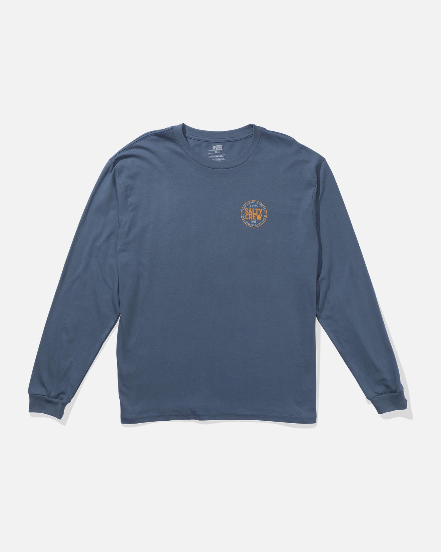 Salty crew T-SHIRTS L/S Legendary Ls Tee - Slate in Slate