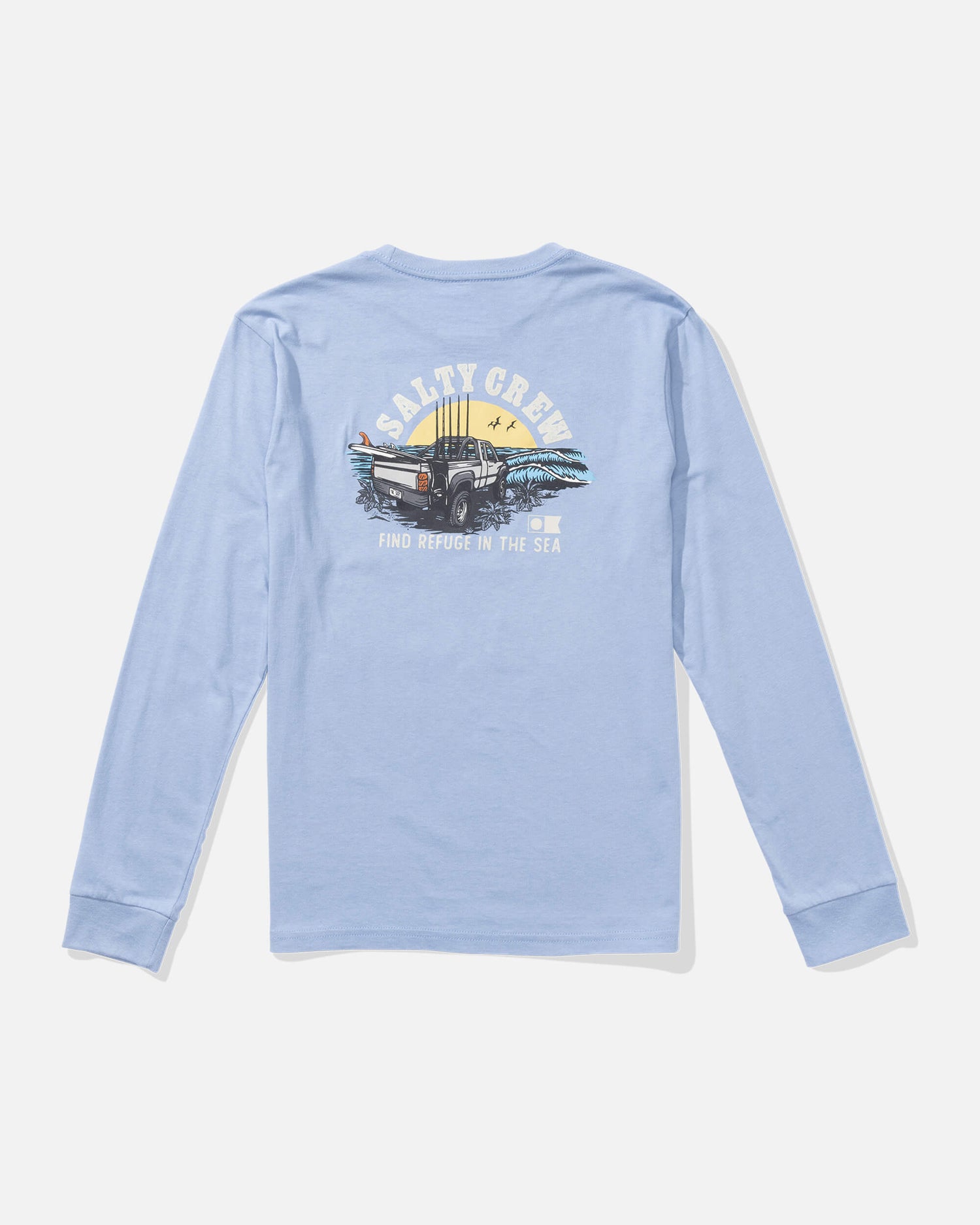 Salty crew T-SHIRTS L/S Lifted  Ls Tee Kids - Marine Blue in Marine Blue