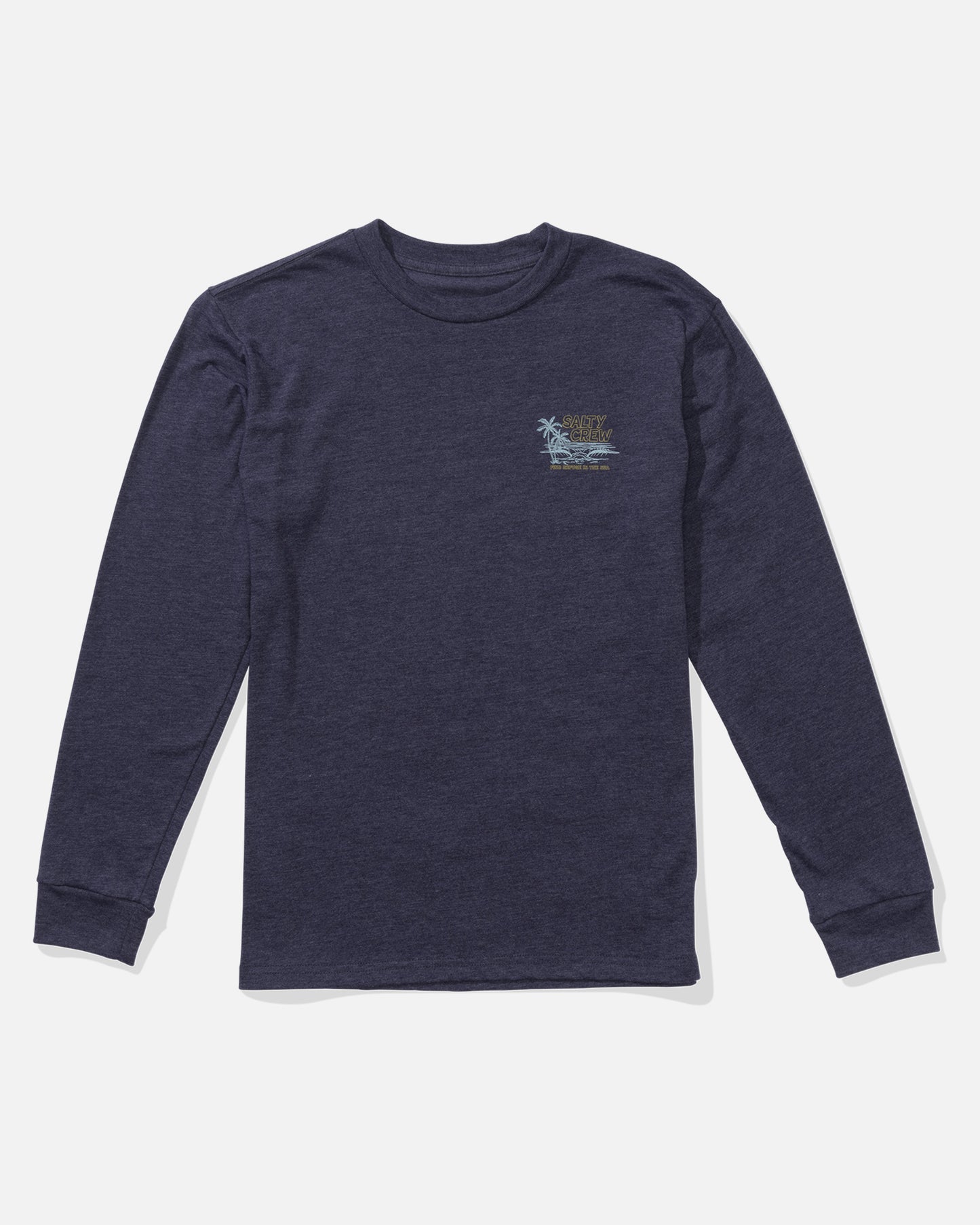 A Frame  Ls Tee Kids - Navy Heather