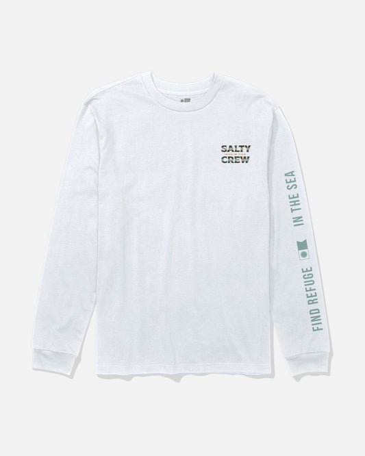 Offset  Ls Tee Kids - White