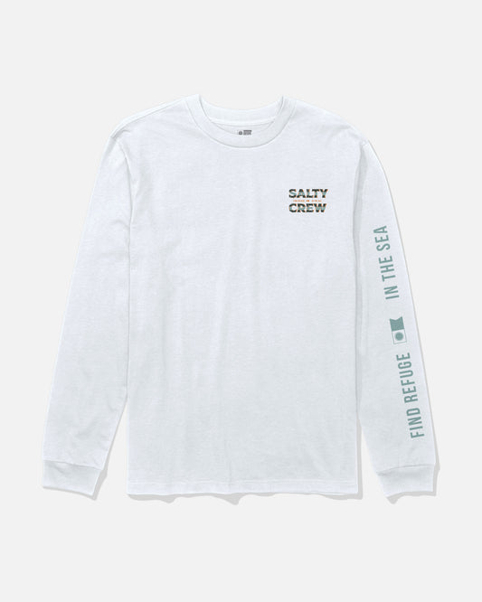Offset Ls Tee - White