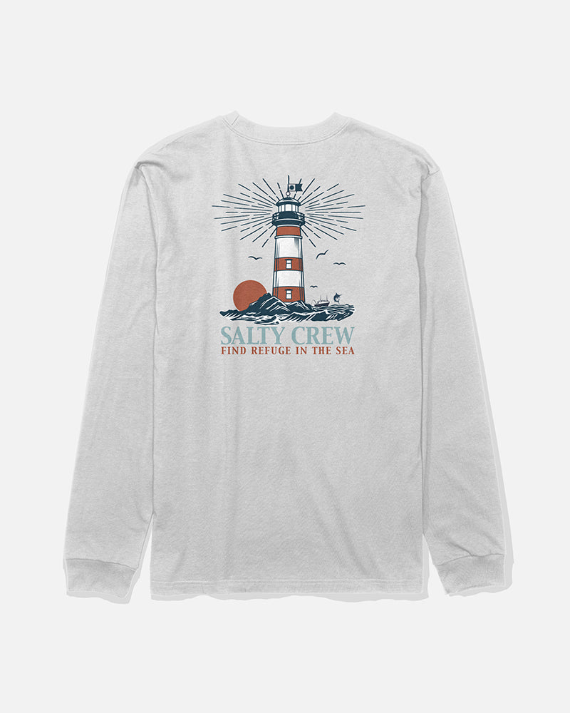 High Beam Ls Tee - White
