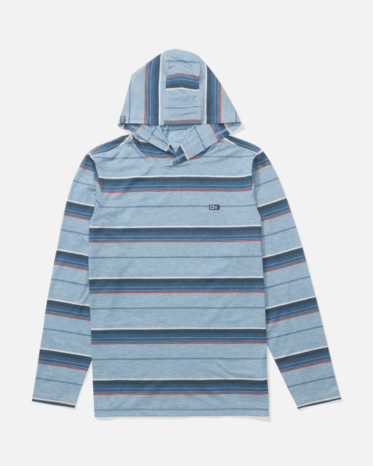 Seaway Uv Hoodie - Mineral Blue