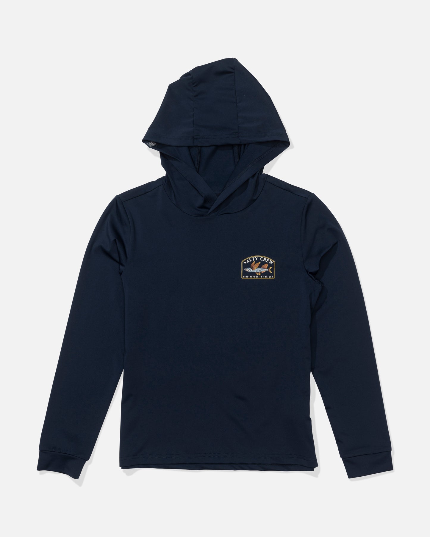 Fly Home  Hood Sunshirt Kids - Navy
