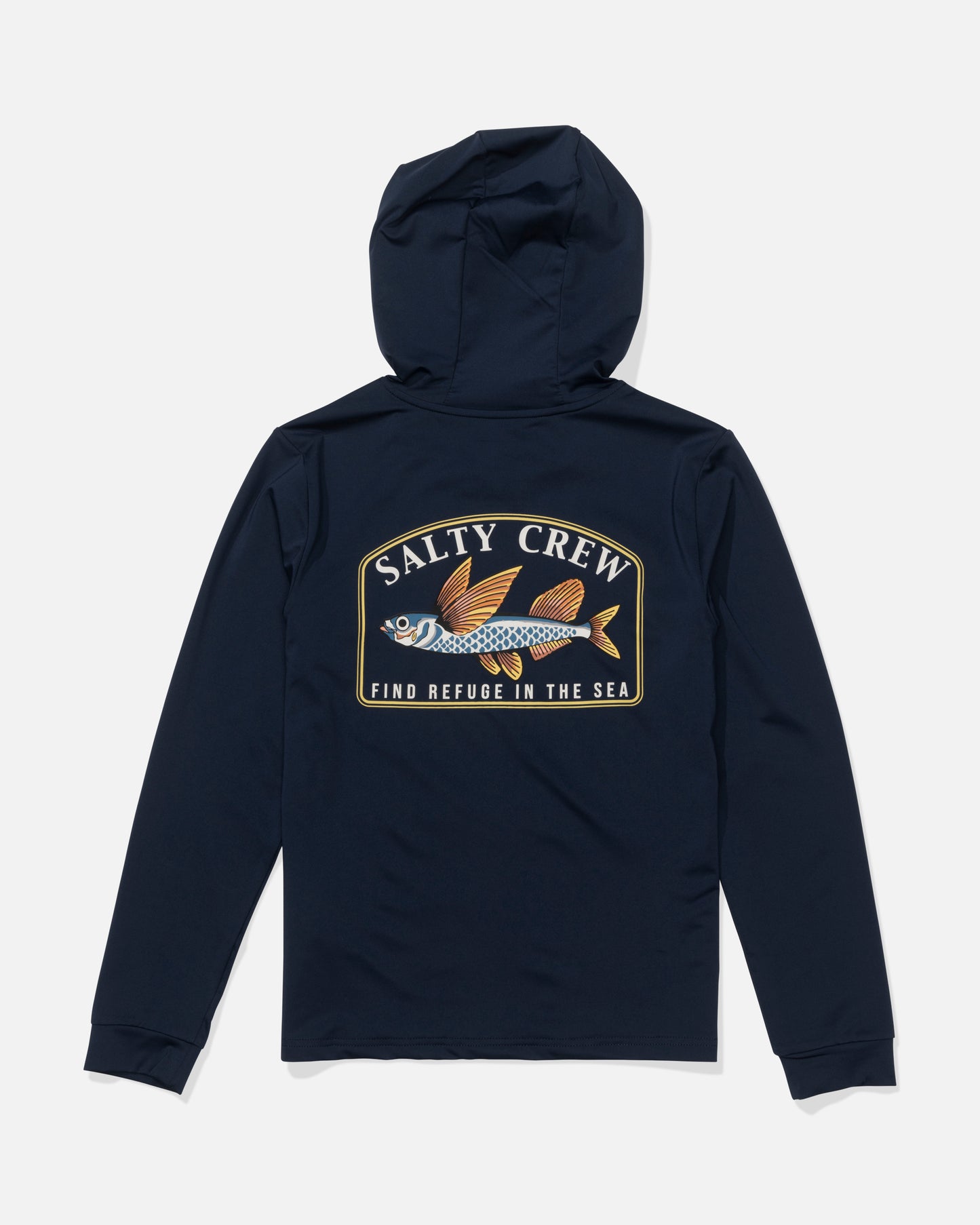 Fly Home  Hood Sunshirt Kids - Navy