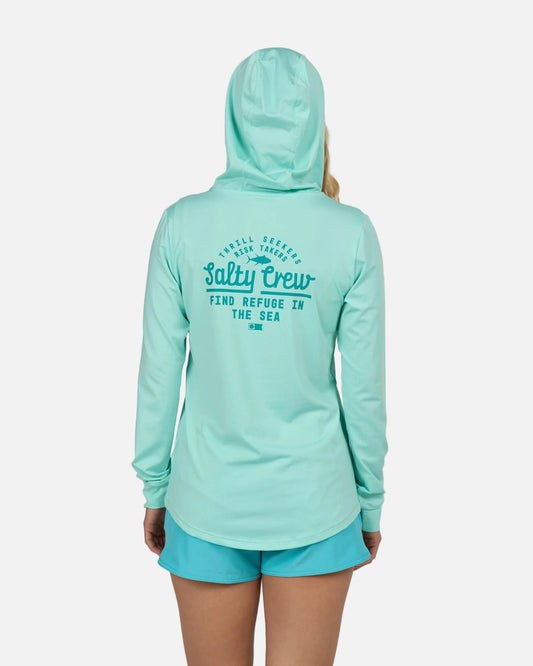 Unscripted Hooded Sunshirt - Mint