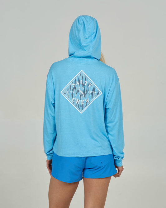 Tippet Fill Tech Hoody - Pool Blue