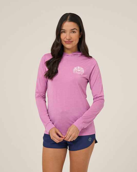 Sunshine Hooded Sunshirt - Violet