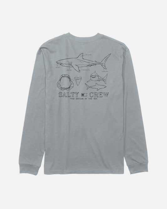 Great White Ls Tee - Quarry