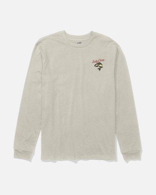 Striped Ls Tee - Moonbeam