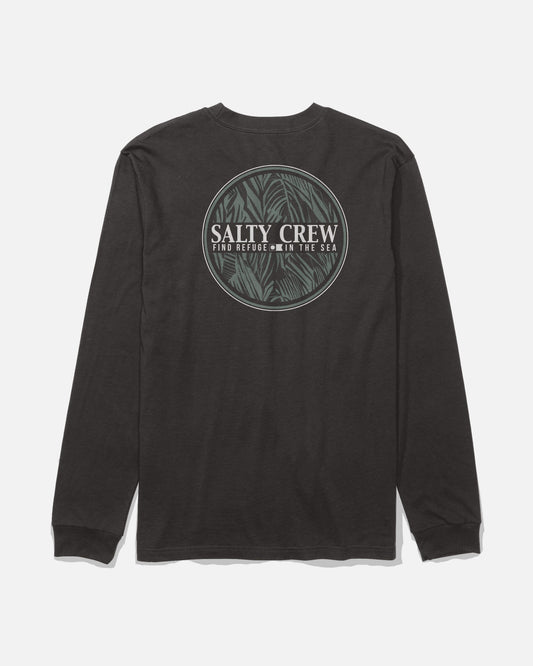 Salty Fill Ls Tee - Black