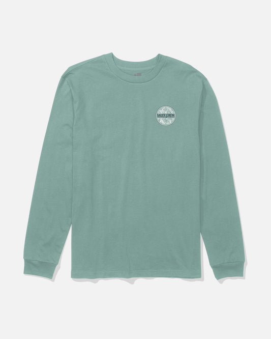 Salty Fill Ls Tee - Mackerel