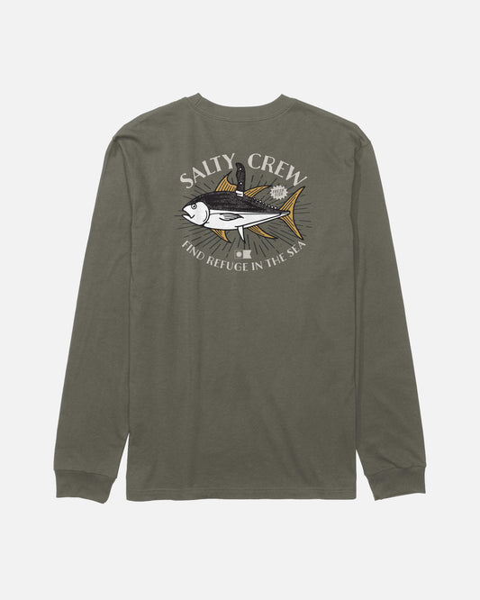 Omakase  Ls Tee Kids - Dusty Olive