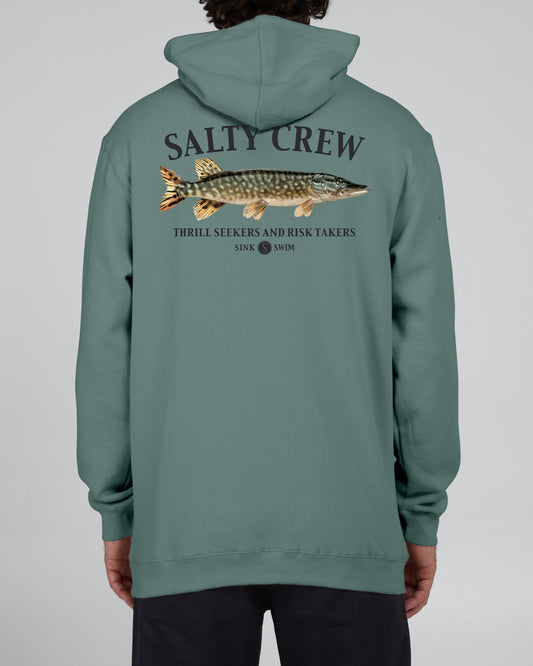 Salty Crew Men - Euro Pike Hood Fleece - Mackerel