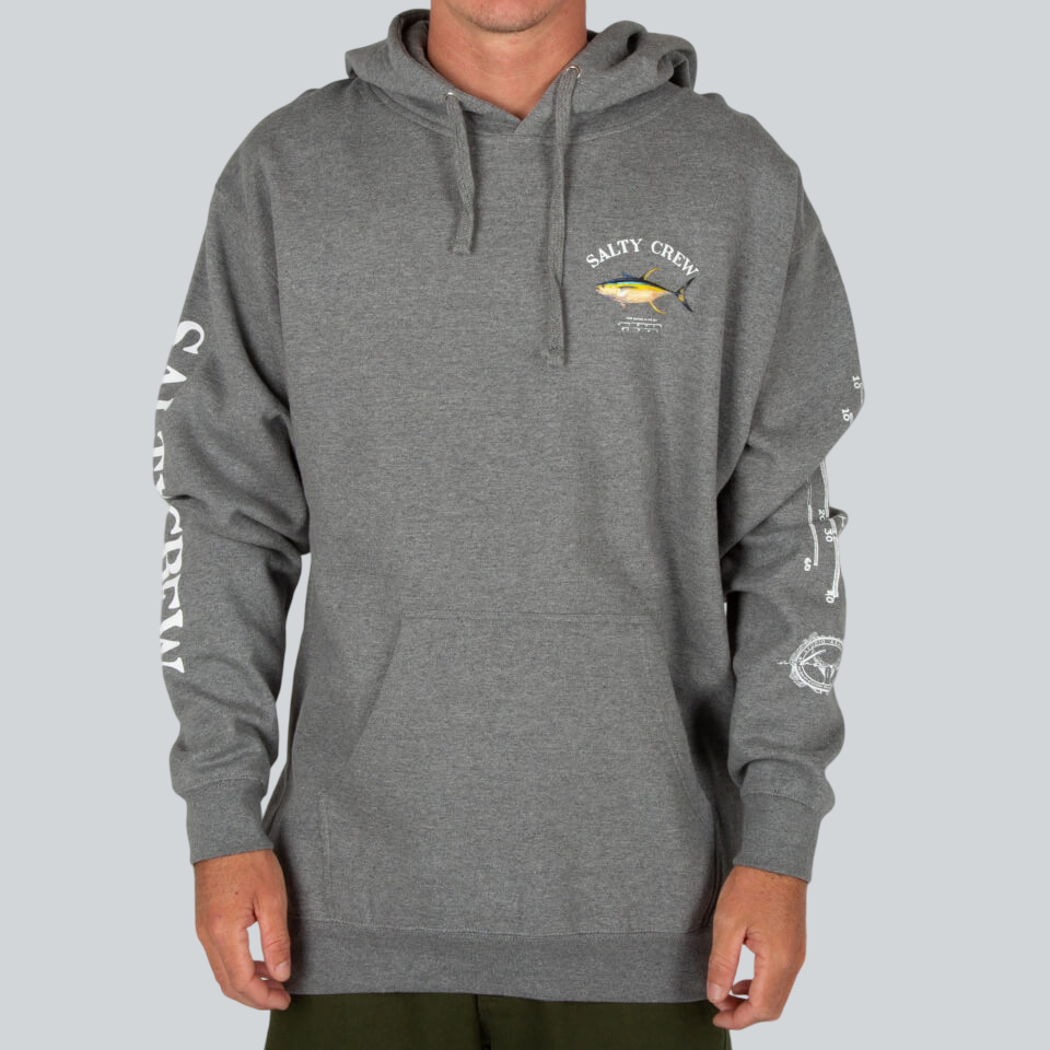 Ahi Mount Gunmetal/Heather Hood Fleece