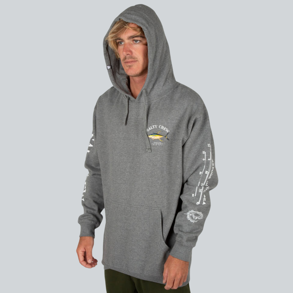 Ahi Mount Gunmetal/Heather Hood Fleece