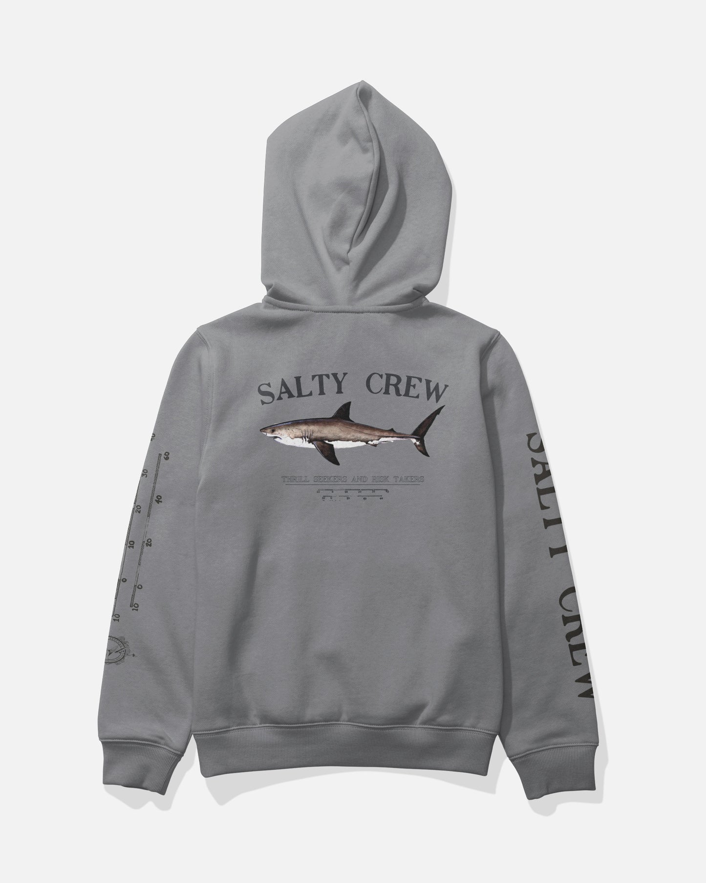 Bruce Hood Fleece Kids - Shark Skin