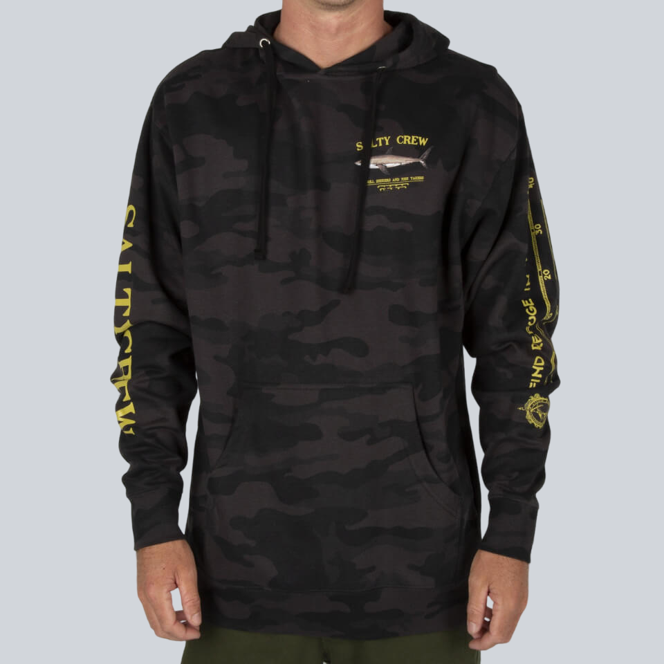 Bruce Hood Black Camo Fleece