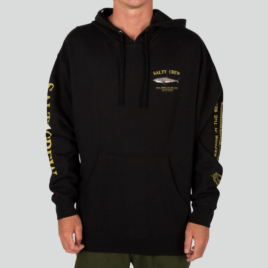Bruce Hood Fleece - Black