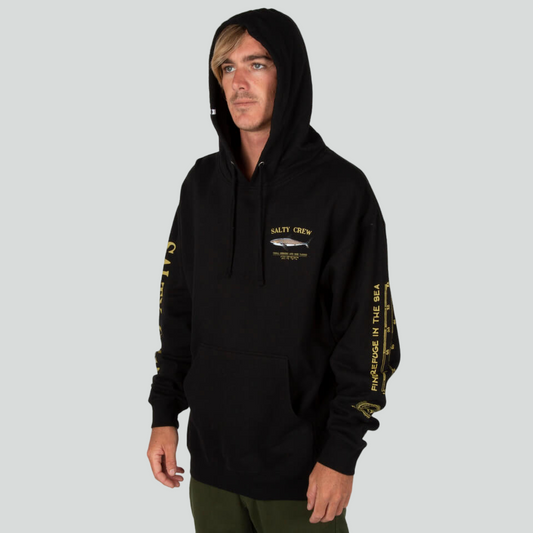 Bruce Hood Fleece - Black