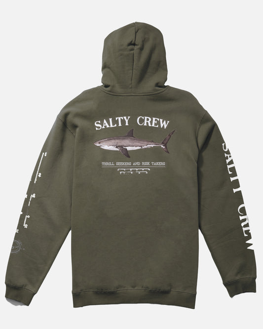 Bruce Hood Fleece - Dusty Olive
